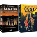İndigo Kitap Karantina 4 Karton Kapak ve 3391 Kilometre Karton Kapak (Beyza Alkoç) 2'li Set