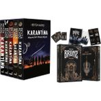 İndigo Kitap Karantina Serisi Seti-5 Kitap Takım- Ciltli Kutulu ve Bronz 3 Imparatoriçe Kutulu Ciltli