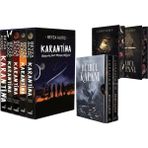 İndigo Kitap Karantina Serisi Seti-5 Kitap Takım- Ciltli Kutulu ve Bülbül Kapanı Ikili Kutu Yan Boyalı Ciltli