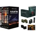 İndigo Kitap Karantina Serisi Seti-5 Kitap Takım- Ciltli Kutulu ve Kazazede 2 Kutulu Set Ciltli