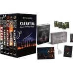 İndigo Kitap Karantina Serisi Seti-5 Kitap Takım- Ciltli Kutulu ve Kazazede 4 Kutulu Askeri Künye Ciltli