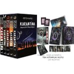 İndigo Kitap Karantina Serisi Seti-5 Kitap Takım- Ciltli Kutulu ve Saka ve Sanrı 4 Kutulu Yan Boyalı