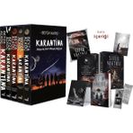 İndigo Kitap Karantina Serisi Seti-5 Kitap Takım- Ciltli Kutulu ve Sıfır Noktası 3 Ateş Sarmalı Kutulu Ciltli