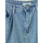 İndigo Loose Fit Erkek Jean Şort