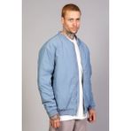 Indigo Regular Fit /krinkıl Kumaş Içi Kapitone Pilot Erkek Ceket (Ilkbahar-Sonbahar-Kış) - İndigo