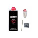İNDİRİM CENTER Zippo Benzin 125 Ml Zippo Fitil Zippo Taş Süper Set