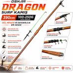 İndirimlab Oskar Dragon 390CM Surf Kamış 100-250G