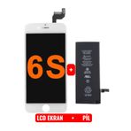 indirimplus Apple iPhone 6S LCD Ekran Ve Batarya Set Beyaz Renk iPhone 6S Ekran