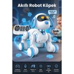 indirimsevinci Akıllı Robot Köpek Oyuncak Uzaktan Kumandalı Müzikli Dans Eden Işıklı Şarjlı Robot