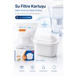 indirimsevinci Yedek Su Arıtma Filtresi 6’lı Kireç Azaltıcı Sürahi Filtresi Temiz Su Filtresi