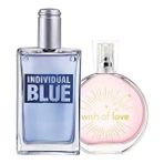 Individual Blue Erkek Parfüm ve Wish Of Love Kadın Parfüm Paketi - 20 lt