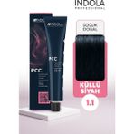 Indola Pcc 1.1 60ML Küllü Siyah Saç Boyası