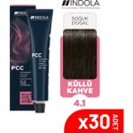Indola Pcc 4.1 60 ml Küllü Kahve Saç Boyası -30'lu