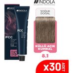 Indola Pcc 8.1 60ML Açık Kumral Küllü Saç Boyası-30'lu