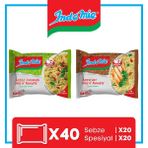 İndomie 40'lı Noodle Paket Karma Koli(Special-Sebze)