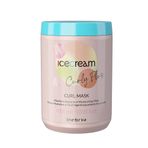 Inebrya 1000 ml Ice Cream Curl Plus Kıvırcık Saçlar Nemlendirici Maske