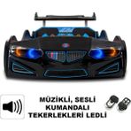 İnegöl'den Eve Gt1 - M7 - Bmw - Siyah Arabalı Yatak, Siyah - 207 x 105 cm