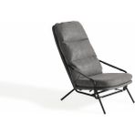 Ineprof Recliner Berjer - TV Koltuğu - Ayak Uzatmalı Modern Dinlenme Koltuğu - Gri