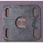 Infe Metal Panel Çit Flanş 12CMX12CMX4MM-10 Adet