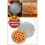 İnfeta 32CM Delikli Pizza Tepsisi / Yapışmaz Lahmacun Pide Pizza Tepsisi