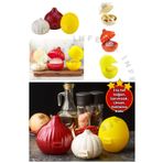 İnfeta 3'lü Set Soğan Sarımsak Limon Saklama Kabı