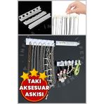 İnfeta 9 Parça Takılık Takı Standı Takı ve Aksesuar Organizeri Kolye Küpe Yüzük Bileklik Askılık