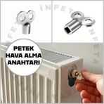 İnfeta Purjör Anahtar Kalorifer Peteği Hava Alma Anahtarı