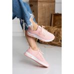 infinite8 Unisex Ortopedik, Triko Spor Ayakkabı Koşu Ve Yürüyüş Ayakkabısı Sneaker Pudra