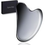 InfiniteRelax Terahertz Gua Sha Yüz Aletleri, Yüz ve Vücut için Guasha Aracı, Gua Sha Masaj Aletleri, Şişliği Azaltmak ve Kırışıklıkları İyileştirmek için Anne Kadınlar İçin Fikir