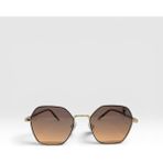 Infiniti ID2419 C01 Unisex Güneş Gözlüğü - Kahverengi - Gold