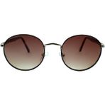 İnfiniti MS-127 C6 49 Gold Yuvarlak Çerçeve Unisex Güneş Gözlüğü