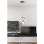 İnfinitum Modern Eskitme Sarkıt Led Beyaz Power Ledli Salon Mutfak Oda Hol Avize Aydınlatma