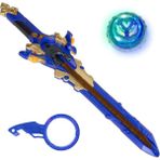 Infinity Nado Proskill Pack Fury Wave Dragon Işıklı Metal Topaç Ve Epic Launcher Kılıç Fırlatıcı 48 Cm
