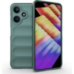 Infinix Hot 30I Kılıf Kolay Tutum Sağlayan Yapılı ve Içi Kadife Dolgulu Tpu Premium Silikon Kapak Rcv/etnik - Yeşil - İnfinix Hot 30İ