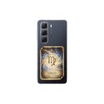 Infinix Hot 50 Pro Plus 4G ile Uyumlu Burç Kartları Başak Tasarımlı Şeffaf Silikon Kılıf