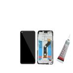 İnfinix Note 7 Ekran Dokunmatik Çıtalı (Siyah) B7000 Yapıştırıcı