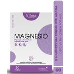 INFLESS Magnesio, Magnezyum Kompleks (Taurat, Bisglisinat, Malat, Sitrat, L-Treonat) 60 Kapsül