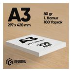 Informal Fotokopi Kağıdı Premium Kalite A3 70 gr 100 Yaprak 1. Hamur