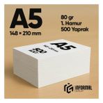 Informal Fotokopi Kağıdı Premium Kalite A5 70 gr 500 Yaprak 1. Hamur