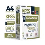 İnformal Yayınları 2026 KPSS Genel Kültür 3 Adım Vatandaşlık Manifesto 20 Dijital Çözümlü Branş Deneme Paketi