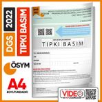 İnformal Yayınları Dgs 2022 ÖSYM Tıpkı Basım Çıkmış Soru Türkiye Geneli Dijital Çözümlü Deneme Kitapçığı