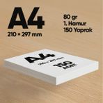 İnformal Yayınları Informal Fotokopi Kağıdı Premium Kalite A4 70 gr 150 Yaprak 1. Hamur