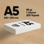 İnformal Yayınları Informal Fotokopi Kağıdı Premium Kalite A5 70 gr 200 Yaprak 1. Hamur