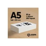 İnformal Yayınları İnformal Fotokopi Kağıdı Premium Kalite A5 80 gr 250 Yaprak 1. Hamur İnfocopyA5-FOTO250