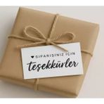 İnformal Yayınları ’’siparişiniz Için Teşekkürler’’ Teşekkür Kartı 500 Ad 8X5CM 300 gr Mat Kuşe
