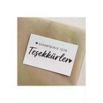 İnformal Yayınları TYCEF15310F31745C5CF2F900 ’’Siparişiniz Için Teşekkürler’’ Teşekkür Kartı 100 Ad 8X5Cm 300 Gr Mat Kuşe