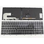 İnfostar Hp Elitebook 850 G6, 850 G5 ile Uyumlu Notebook Klavye - Tuş Takımı / Siyah - TR - Backlit - 01-Siyah