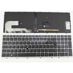 İnfostar Hp Elitebook L29477-001 L29477-141 ile Uyumlu Notebook Klavye - Tuş Takımı / Siyah - Tr - Backlit - 01-Siyah
