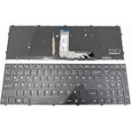 İnfostar Monster Abra V13.2, V13.3 A5 V16.1, A5 V16.2 ile Uyumlu Notebook Klavye - Siyah - TR - Işıklı RGB - 01-Siyah