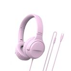 INFURTURE USB Tip C Çocuk Kulaklığı, 94dB Güvenli Hacim Sınırlı (Pembe)